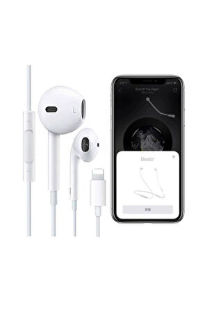 Ios Lightning Kulaklık 14 - 14 Pro Max Plus 13-13 Pro-13 Pro Max- 12 -12 Pro Max-11 -11 Pro 7/8