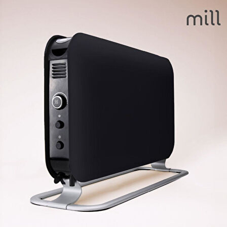 Mill Elektrikli Taşınabilir Panel Isıtıcı 2000W – Siyah