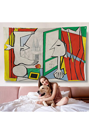 Pablo Picasso - Açık Pencere Duvar Örtüsü - La Fenetre Ouverte-7091