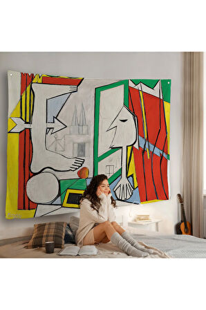 Pablo Picasso - Açık Pencere Duvar Örtüsü - La Fenetre Ouverte-7091