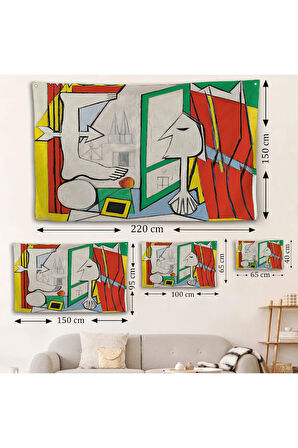 Pablo Picasso - Açık Pencere Duvar Örtüsü - La Fenetre Ouverte-7091