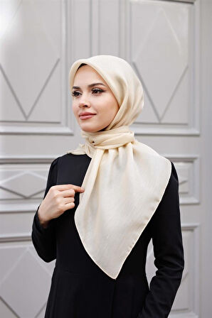 Abiye Eşarp Krem