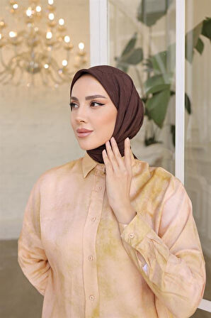 G Desen Eşarp Kahve