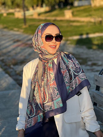 Etnik Desen Queen Şal Lila