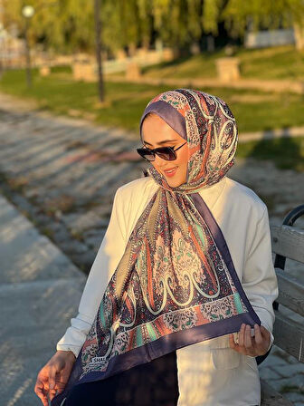Etnik Desen Queen Şal Lila