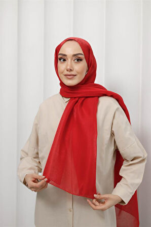 Abiye Şal Kırmızı