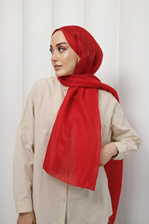 Abiye Şal Kırmızı