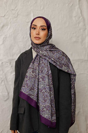 Etnik Desen Larisa Şal Mor