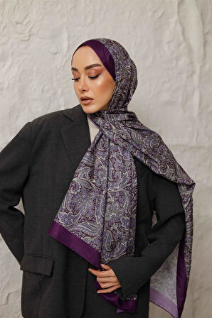 Etnik Desen Larisa Şal Mor