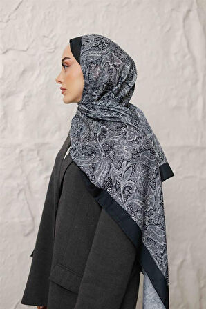 Etnik Desen Larisa Şal Antrasit