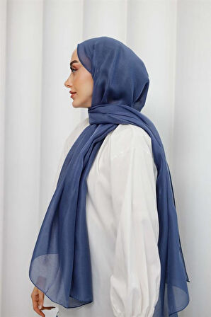 Abiye Şal Koyu İndigo