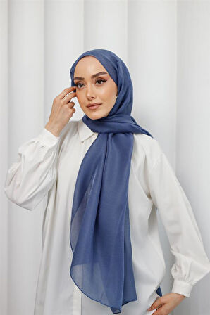 Abiye Şal Koyu İndigo