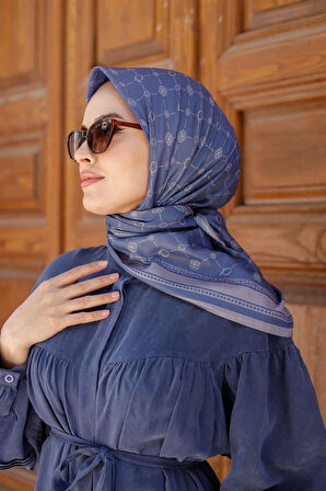 Q Serisi Eşarp İndigo