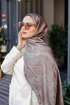 Etro Desen Premium Şal Vizon