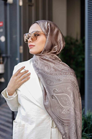 Etro Desen Premium Şal Vizon