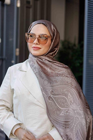 Etro Desen Premium Şal Vizon