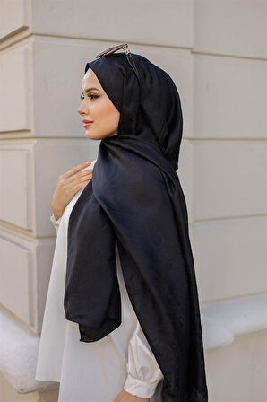 Etro Desen Premium Şal Siyah