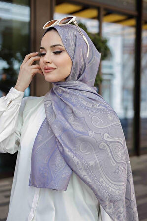 Etro Desen Premium Şal Lila