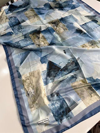 Ice Serisi Şal Lacivert