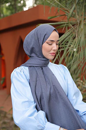 B Desen Şal Antrasit