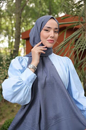 B Desen Şal Antrasit