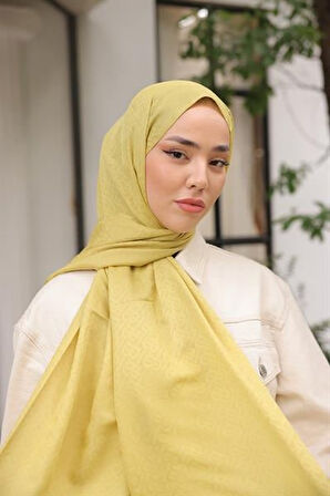 B Desen Şal Olive