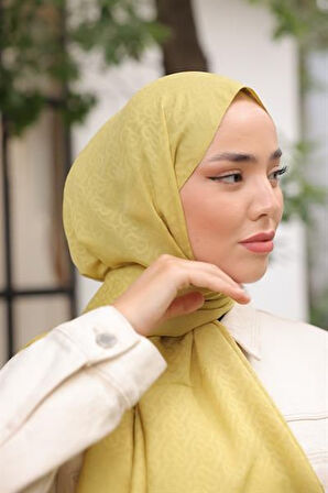 B Desen Şal Olive
