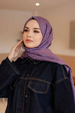 İpeksi Jakar Deluxe Şal Mor