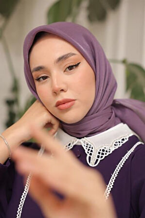 Abiye Eşarp Lila