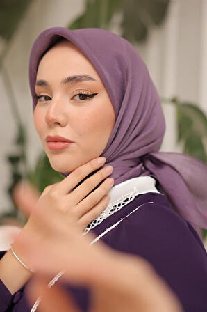 Abiye Eşarp Lila