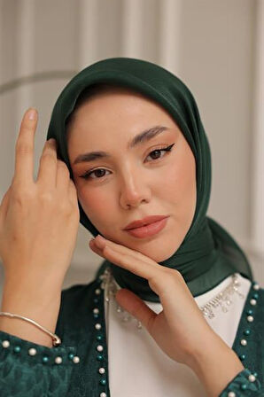 Abiye Eşarp Zümrüt