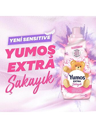 Yumoş Extra Şakayık Konsantre 60 Yıkama Yumuşatıcı 1.44 lt