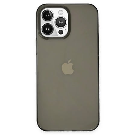 Apple iPhone 14 Pro Kılıf Pc Sert Şeffaf Kapak - Siyah