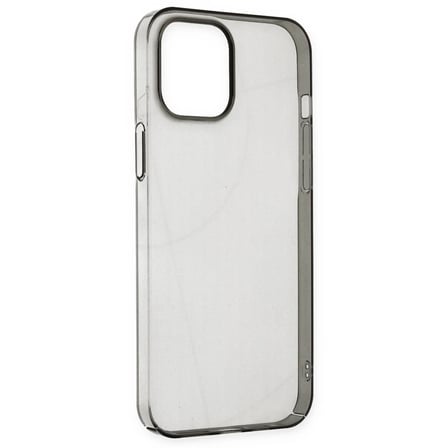 Apple iPhone 14 Pro Kılıf Pc Sert Şeffaf Kapak - Siyah