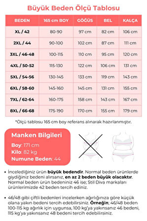 Büyük Beden Etnik Desenli Beli Lastikli Paçası Bol Pantolon 145344