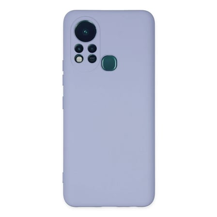 İnfinix Hot 11s Kılıf Nano içi Kadife Silikon - Lila