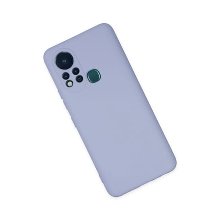 İnfinix Hot 11s Kılıf Nano içi Kadife Silikon - Lila