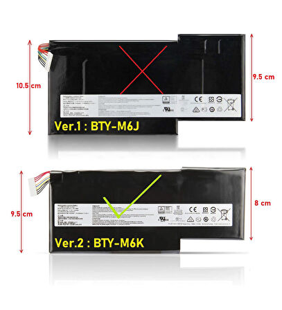 MSI Bravo 17 A4DDR(MS-17FK) Notebook Batarya Laptop Pil