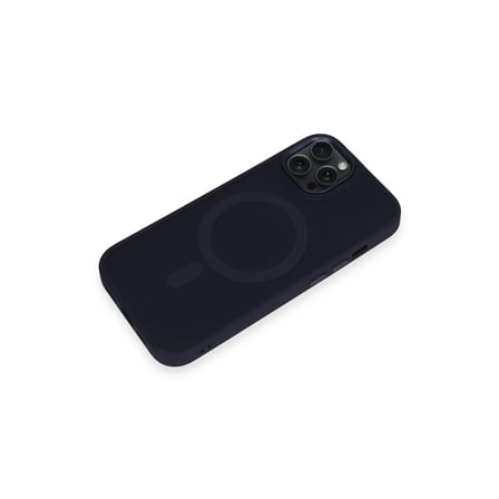 Apple iPhone 15 Pro Max Kılıf Oslo Magsafe Kapak - Lacivert