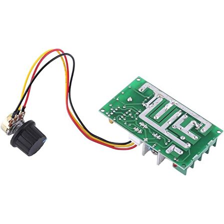 20A DC 10-60V PWM Motor Hız Kontrol Anahtarı Yüksek Güç Hız Kartı Sürücü Modülü Ayarlanabilir