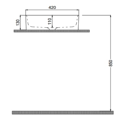 ROUND LİNE TEZGAH ÜSTÜ LAVABO