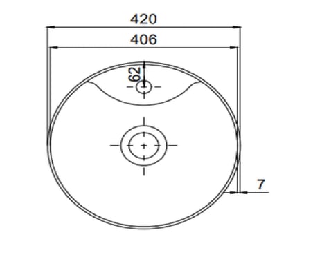ROUND LİNE TEZGAH ÜSTÜ LAVABO