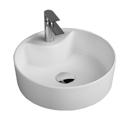 ROUND LİNE TEZGAH ÜSTÜ LAVABO 42 Ø