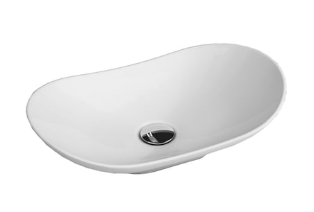Alvit Smooth Line Tezgah Üstü Lavabo 38x61 cm Beyaz