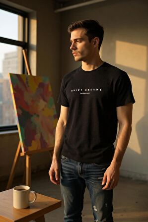 Erkek Regular Yeşil Baskılı T-Shirt