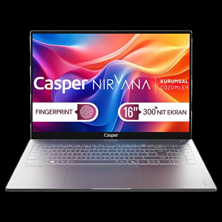 Casper Nirvana S200 16" 300NIT Core i5-13420H 64GB DDR5 RAM 2TB NVME SSD Freedos Laptop S200.1342-EX00X-G-F