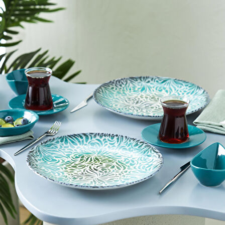 Karaca Forever Bone Patina 26 Parça 6 Kişilik Kahvaltı Takımı
