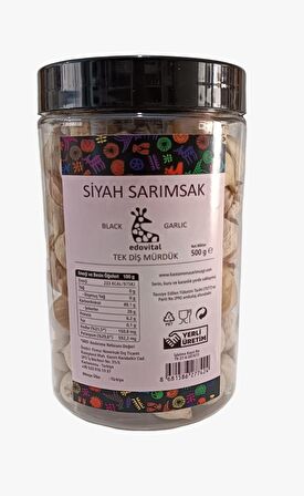 Siyah Sarımsak 500 gram tek diş mürdük