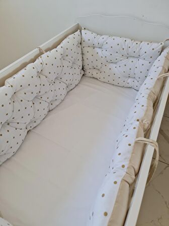 70x130 ÇİFT YÖNLÜ BEŞİK KENAR KORUMA 45cm YÜKSEKLİK (YILAN YASTIK HEDİYELİ)