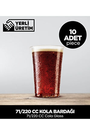 71/220 CC Kola Bardağı 10 Adet